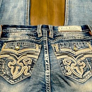 Rock Revival Clove Mud Rise Straight Size 28